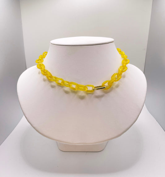 Micro Lemon Party Glass Chain